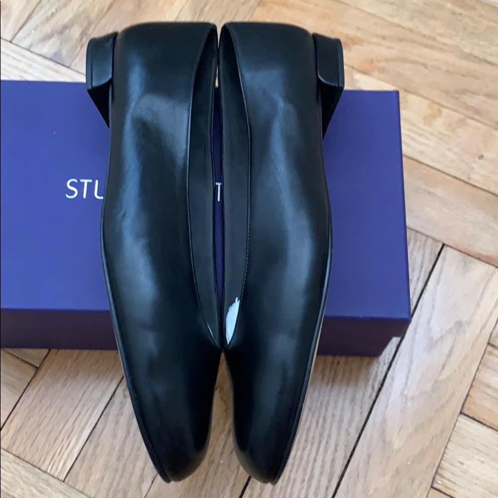 Authentic Stuart Weitzman Leather Flat Shoes - image 4